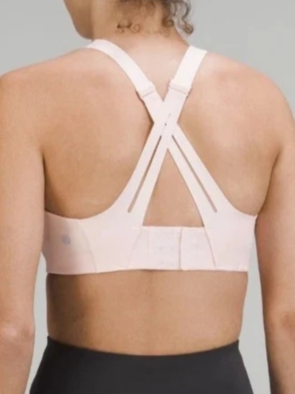lululemon athletica Blush Cross-Back Support Bra